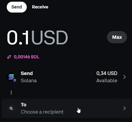 Coinbase Wallet fails to resolve the Solana address for gregskril.eth